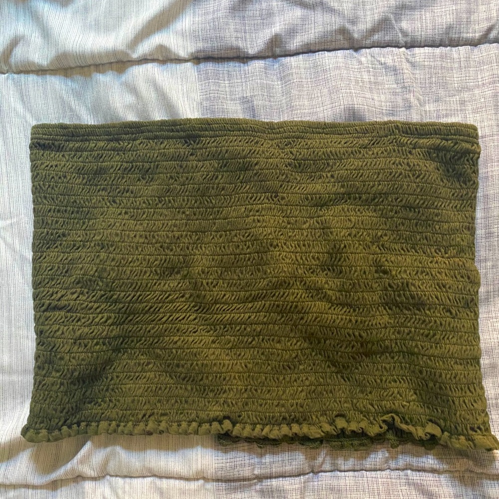 Hunter green tube top